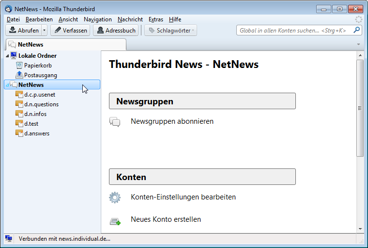 Newsgruppen-Liste